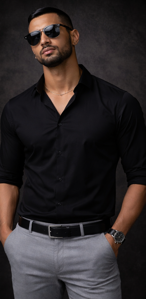 Men Solid Shirt
