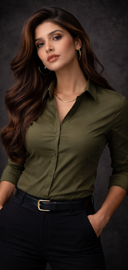 Women Solid Shirt