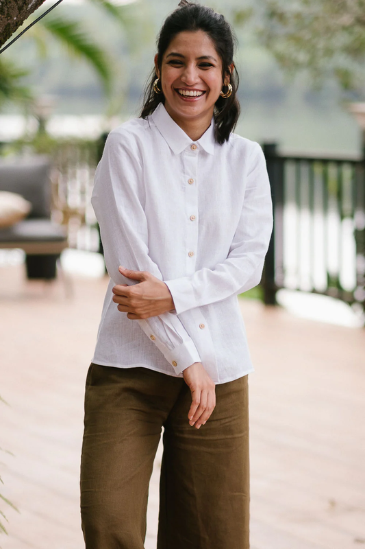 Women linen shirt